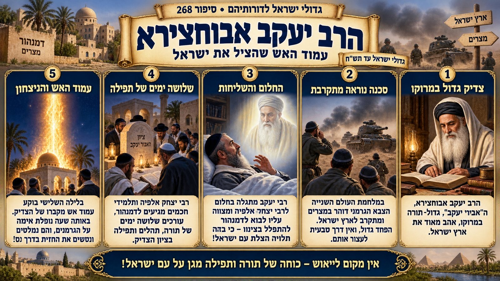 תמונת סיכום — גדולי ישראל עד תש"ח: הרב יעקב אבוחצירא